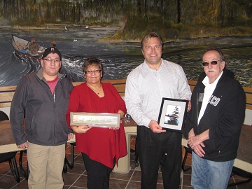 With Officials from Pinehouse